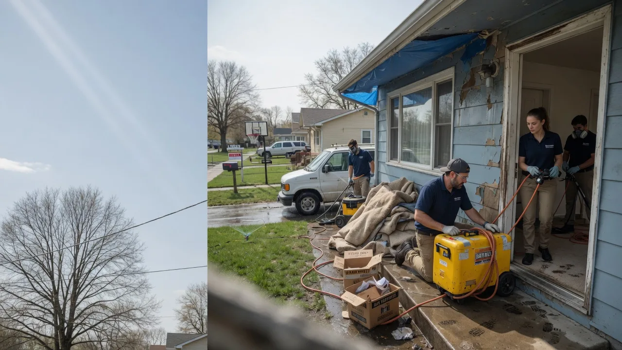 Basement Flood Cleanup in Ramona, KS near me